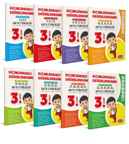 3. Sınıf Biçimlendirici Değerlendirme Hafta Hafta Etkinlikleri (8 Fasikül)