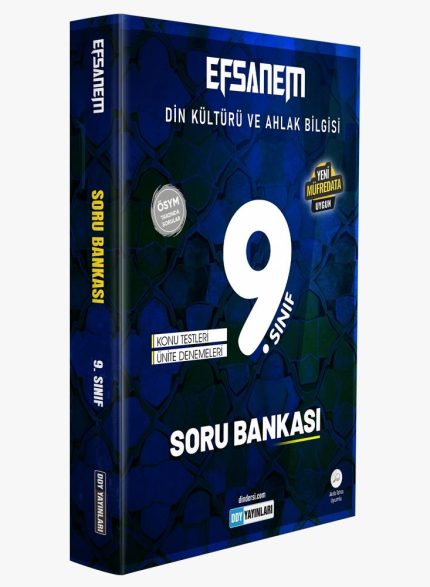 DDY 9.Sınıf Din Kültü ve Ahlak Bilgisi Efsane Konu Anlatımlı Soru Bankası Yeni Müfredat Yeni Kitap