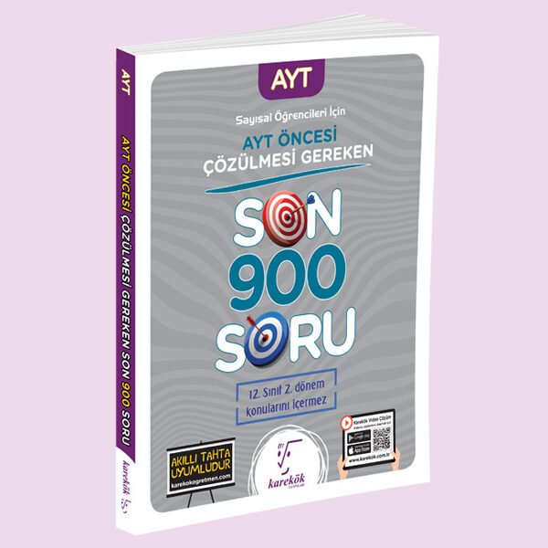 Karekök AYT ÖNCESİ ÇÖZ.GER.SON 900 SORU(SAYISAL ÖĞR.İÇİN)